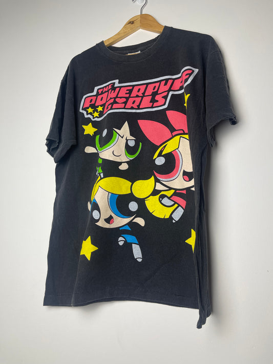 Vintage Style Power Puff Girls Graphic T-shirt - X Large