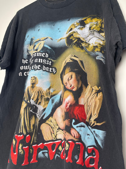 Vintage Style Nirvana Religion T-shirt - X Large