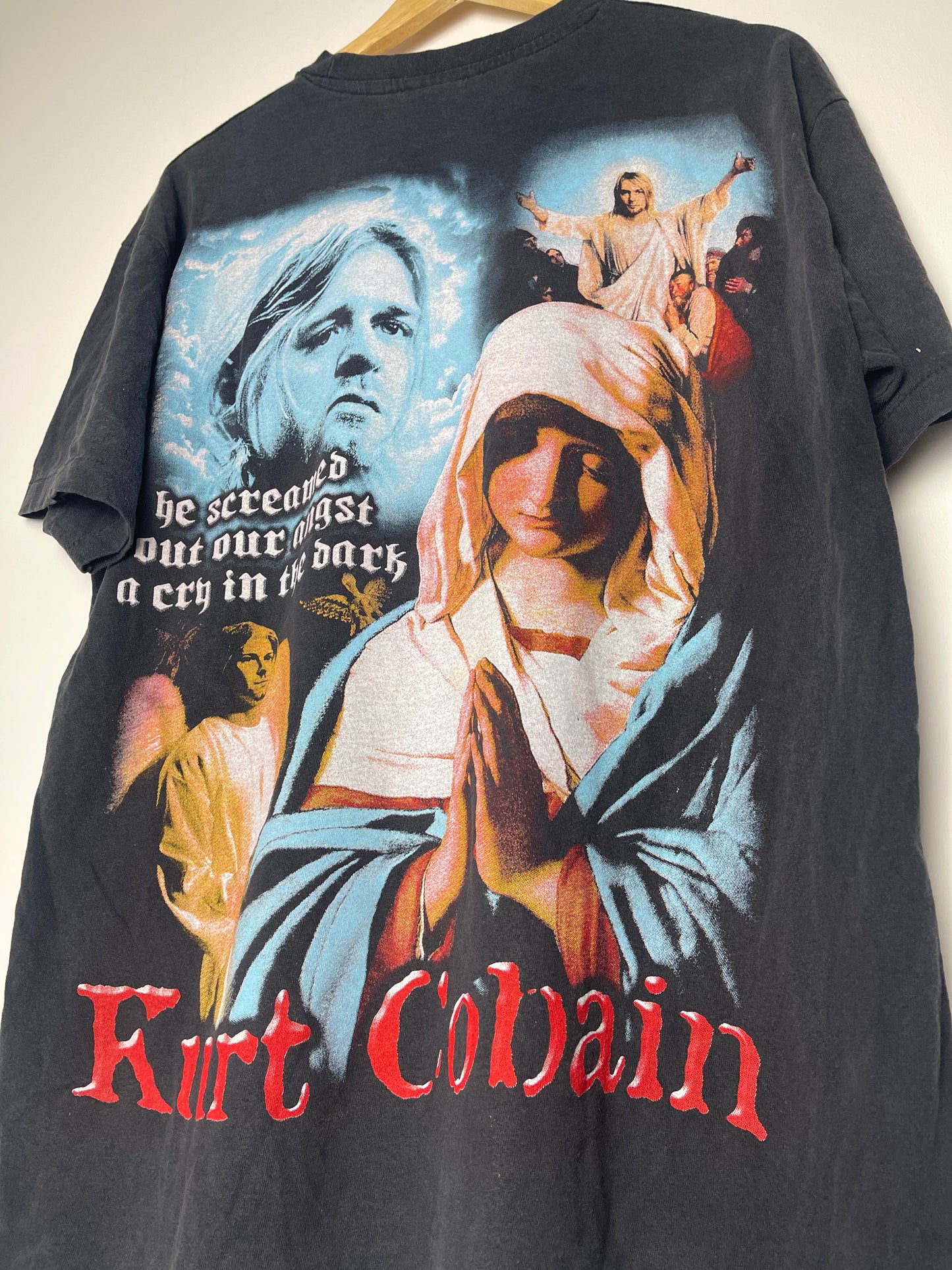Vintage Style Nirvana Religion T-shirt - X Large