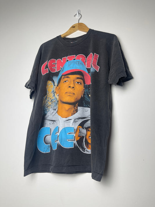 Vintage Style Central Cee Cap T-shirt - X Large