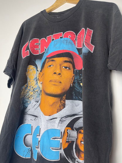 Vintage Style Central Cee Cap T-shirt - X Large