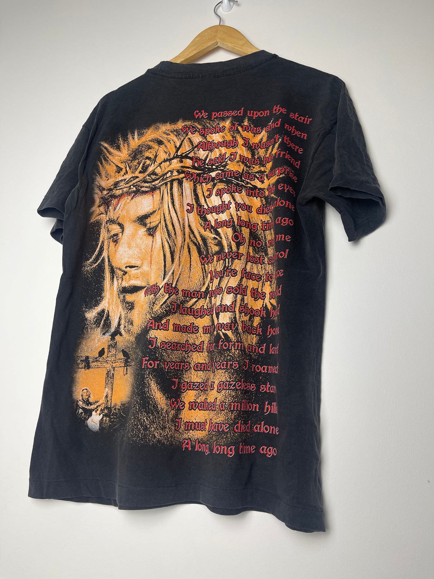 Vintage Nirvana Religion Graphic T-shirt - Large
