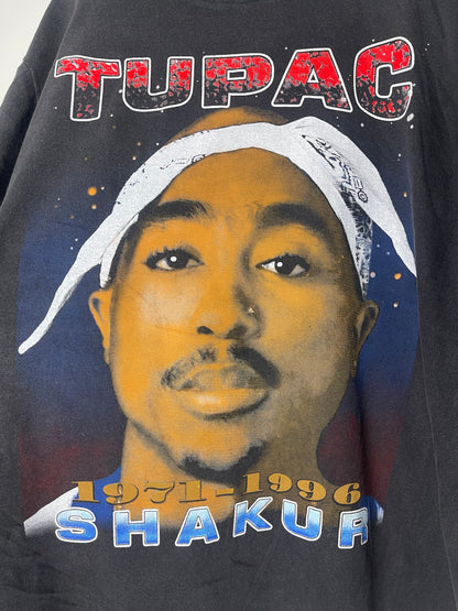 Vintage Style Tupac Shakur Graphic T-shirt - X Large