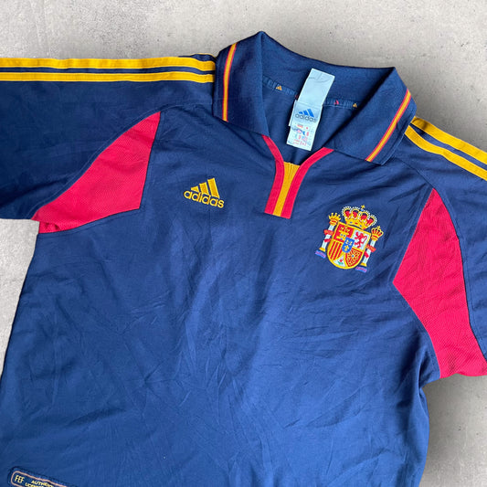 Retro Adidas Spain Football Jersey - Medium