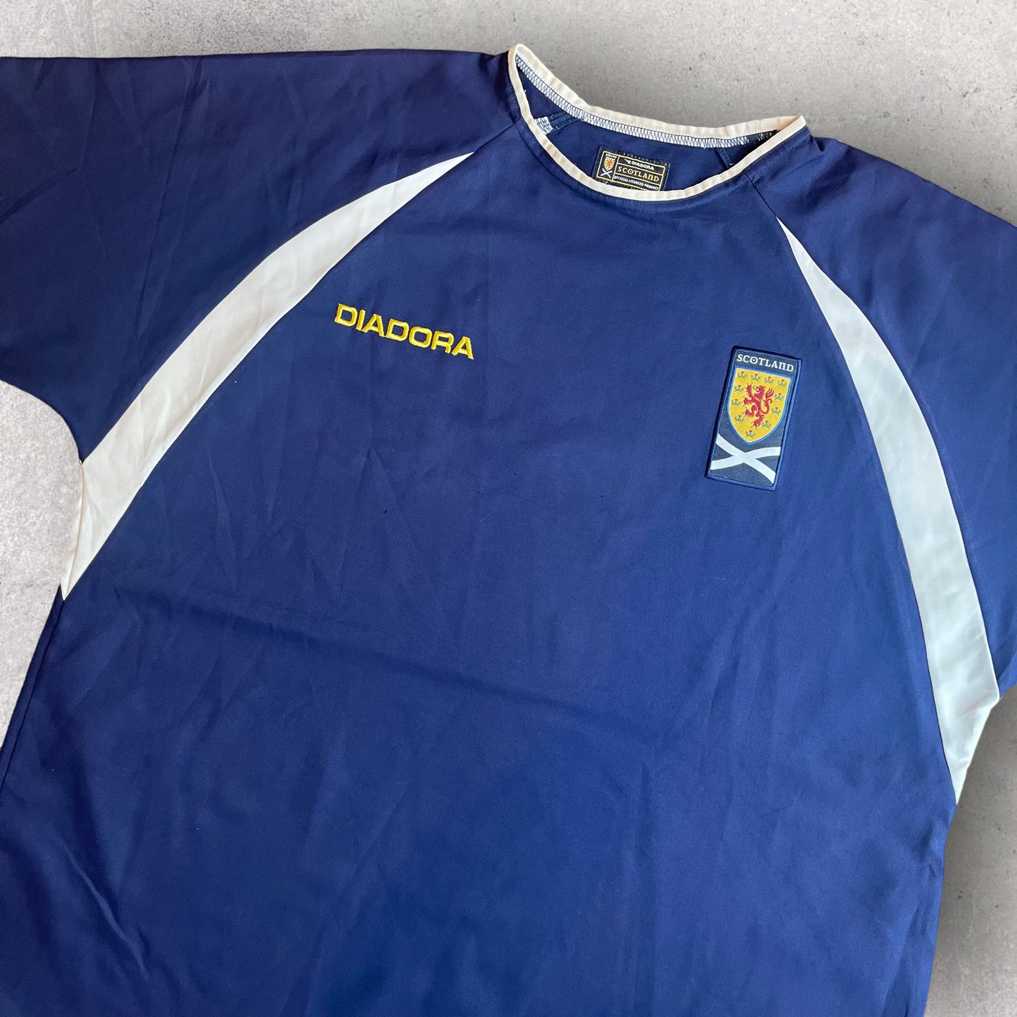 Retro Diadora Scotland National Football Jersey - Large