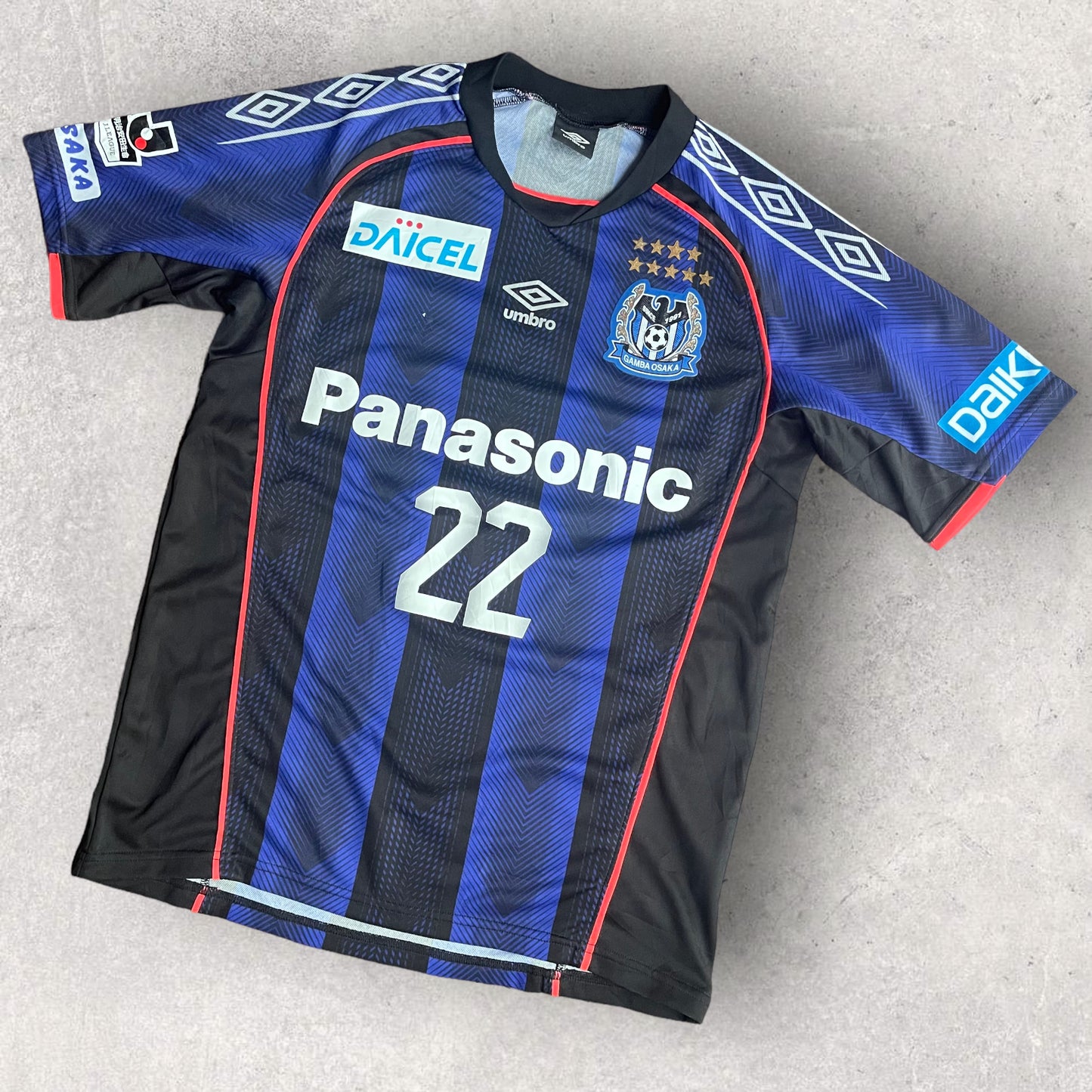 Retro Umbro Gamba Osaka FC Football Jersey - Medium